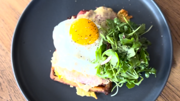 Gaufre salée au Chemin Hatley